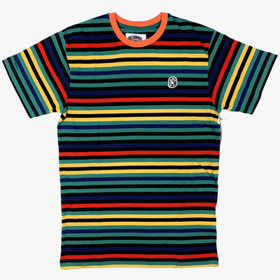BBC BB Stripe SS Knit T-shirt Deep Jungle
