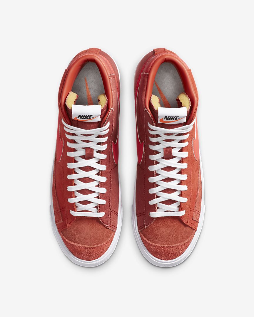 nike blazer vintage mens orange