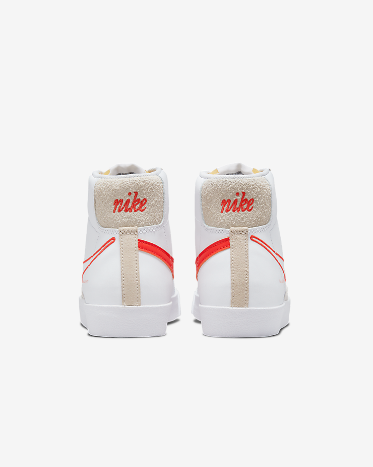 Women's Nike Blazer Mid '77 SE White Orange DH6757-100