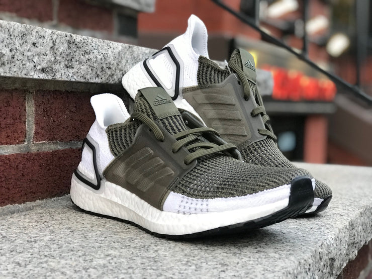 Shoe Ultraboost 19 White Green Women's Shoes Adidas UltraBOOST 19