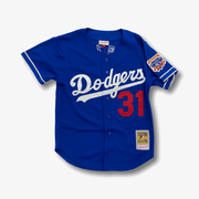 Mitchell & Ness MLB Authentic BP BF Jersey Los Angeles Dodgers Mike Piazza