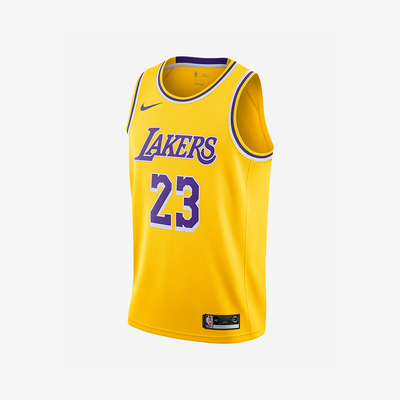 Nike NBA Swingman Jersey Lakers LeBron James Icon Edition AA7099-741