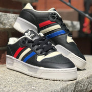 Adidas Rivalry Low Black White Red Blue EF1605