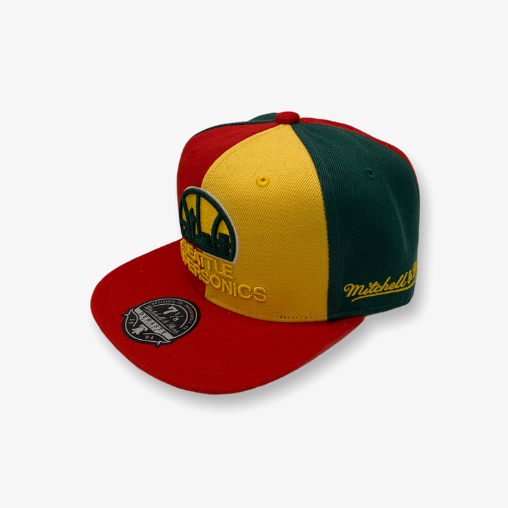 Mitchell & Ness Seattle Supersonics Fitted Multicolor Sneaker Junkies Mitchell & Ness Seattle Supersonics Fitted Multicolor Sneaker Junkies