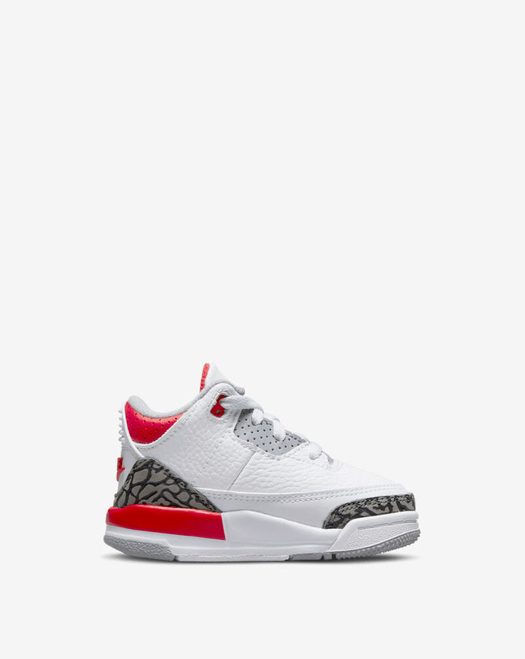 Jordan 3 Retro TD White Fire Red Black Toddler Sizes DM0968-160