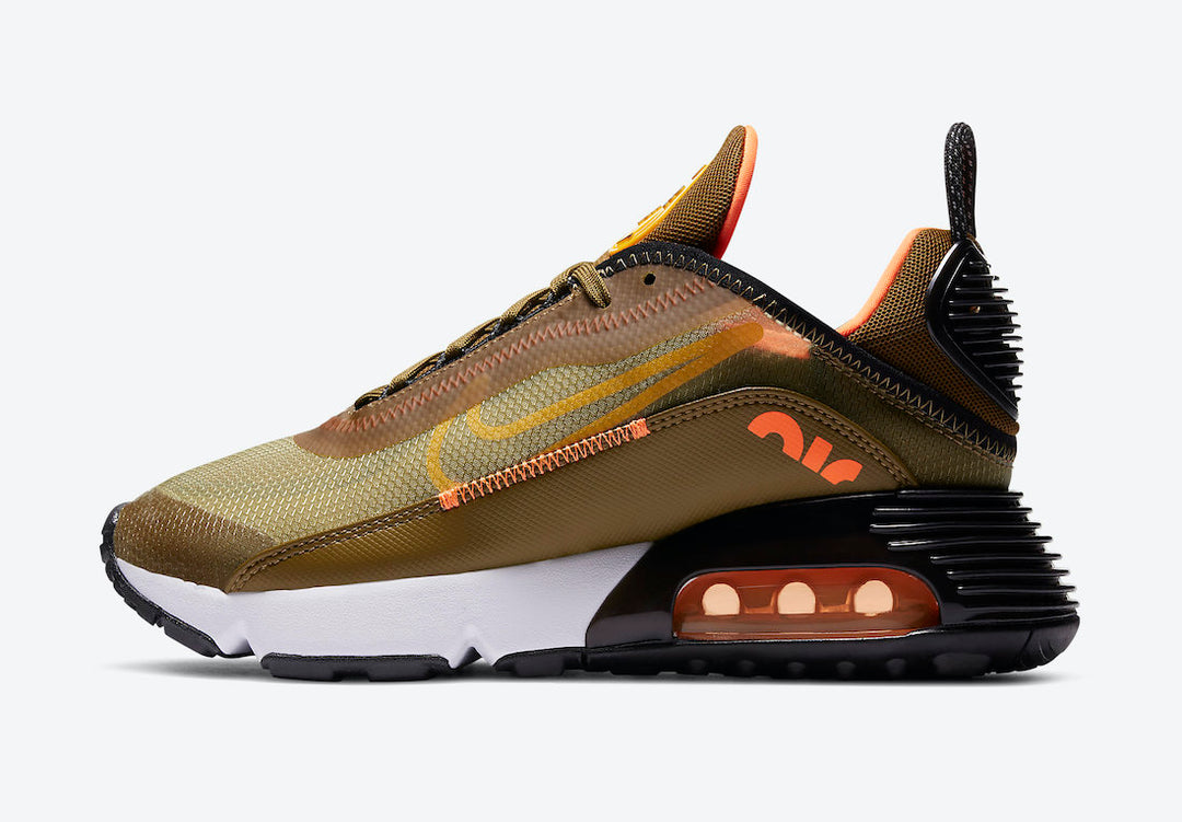 Nike Womens Air Max 2090 Olive Flank University Gold DC1875-300