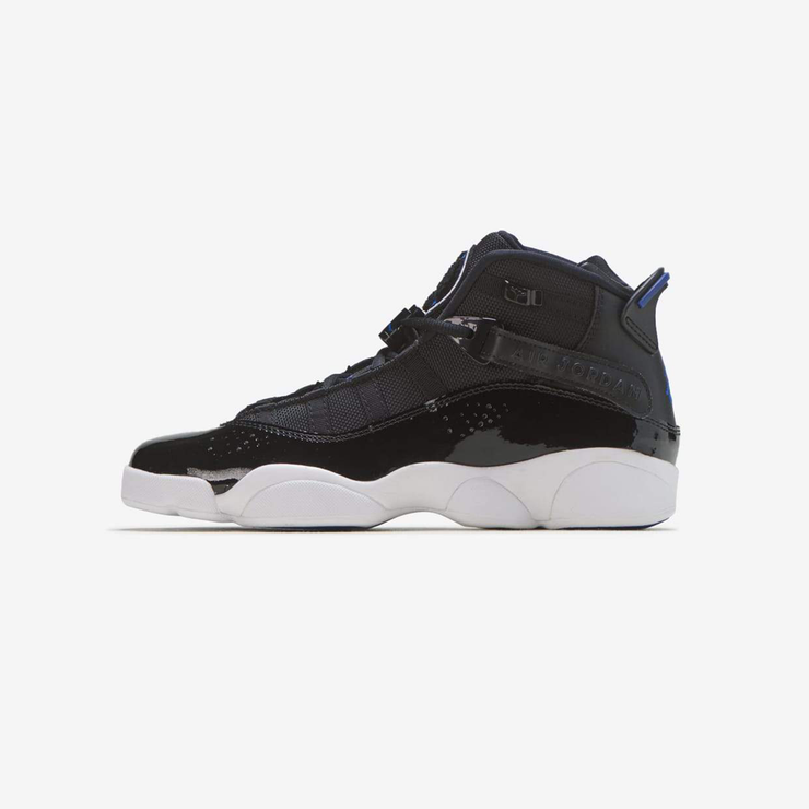 Air Jordan 6 Rings GS Black hyper Royal white 323419 016 Sneaker Junkies