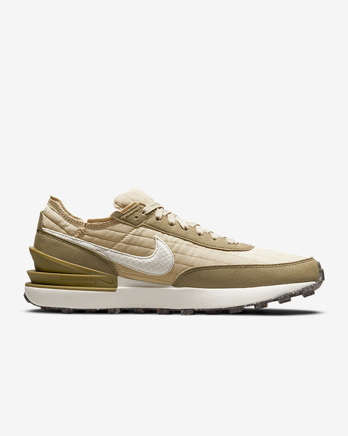 Nike Waffle One NN Rattan/GRN Men Casual Lifestyle Shoes DC8890-201 Men\'s Sz 12 Nike Waffle One NN Rattan Sail Brown DC8890-201 – Sneaker  main image 4